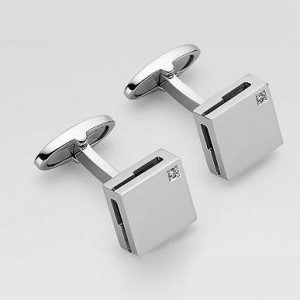 colleras platino y brillante