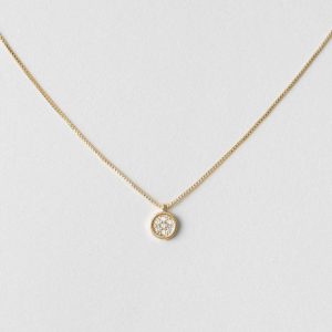 collar punto de luz brillantes