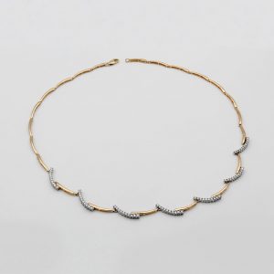 collar exclusivo oro brillantes