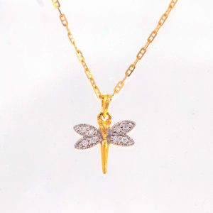 colgante oro amarillo