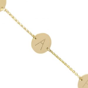 pulsera oro 18 k.